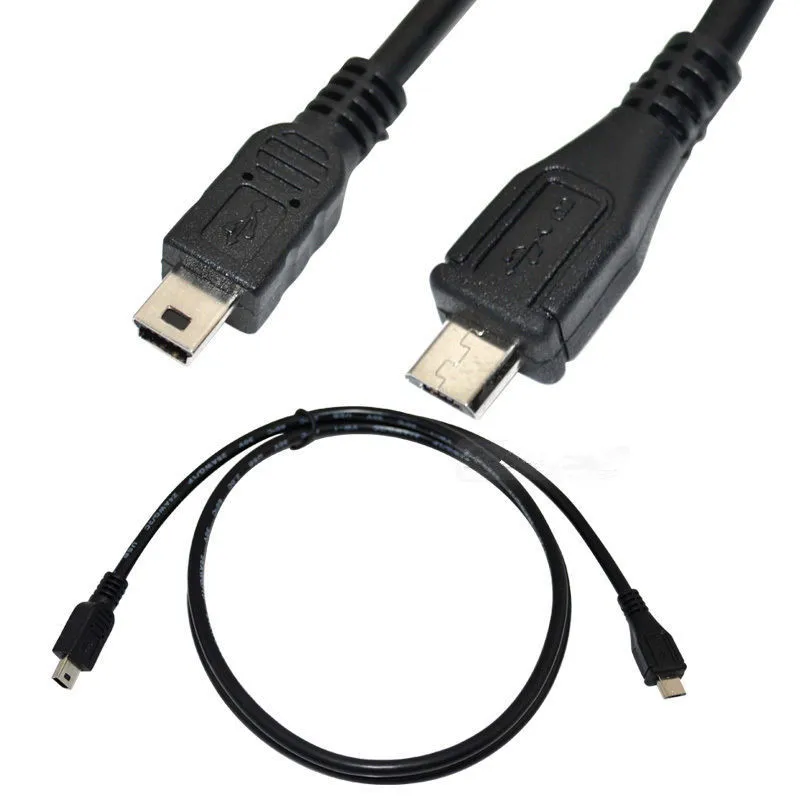 0 25 м USB 2 Mini B 5-контактный штекер к Micro 5-контактному штекерному кабелю адаптера |