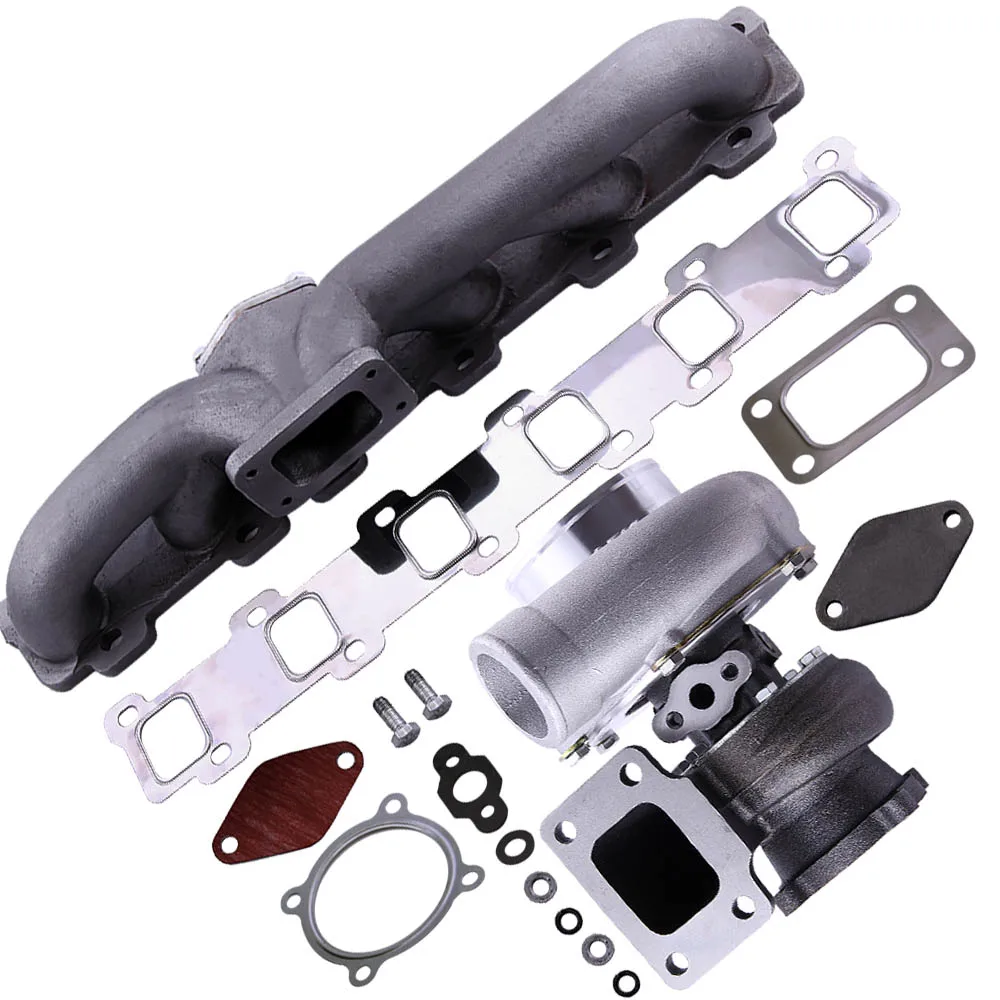 GT35 GT3582 турбо для R32 R33 R34 RB25 RB30 T3. 70 A/R. 63 A/R коллектор турбокомпрессора масляная