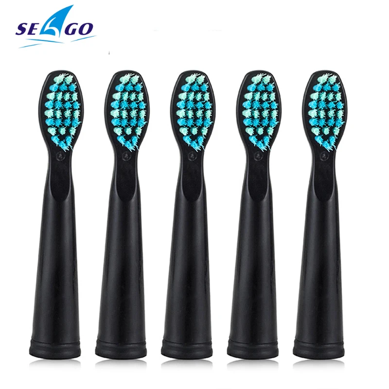Сиго SG-507 Sonic электрические зубные щётки с 3 режима водостойкие черный белый цвет