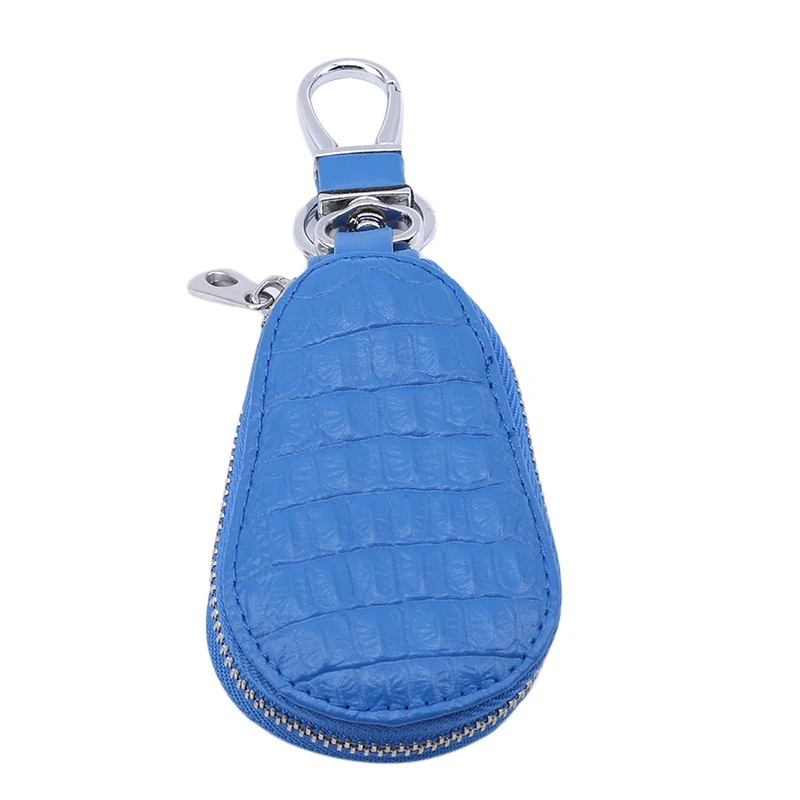 Fashion Hot Unisex Genuine Leather Key Wallet Men And Women Zipper Keys Pouch Gourd Car Ring Storage Case 5 Colors | Багаж и сумки