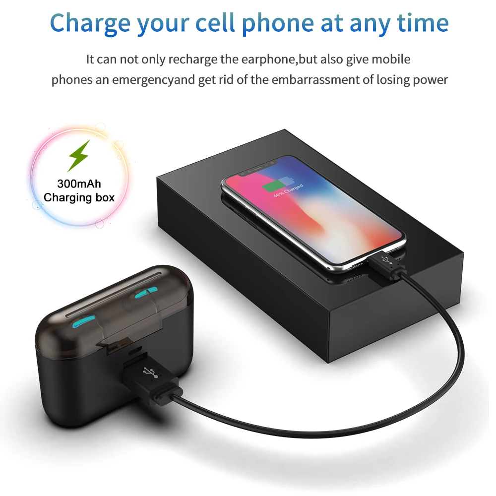 XGODY HBQ Q32P TWS Mini Bluetooth 5 0 наушники настоящие беспроводные гарнитура с микрофоном