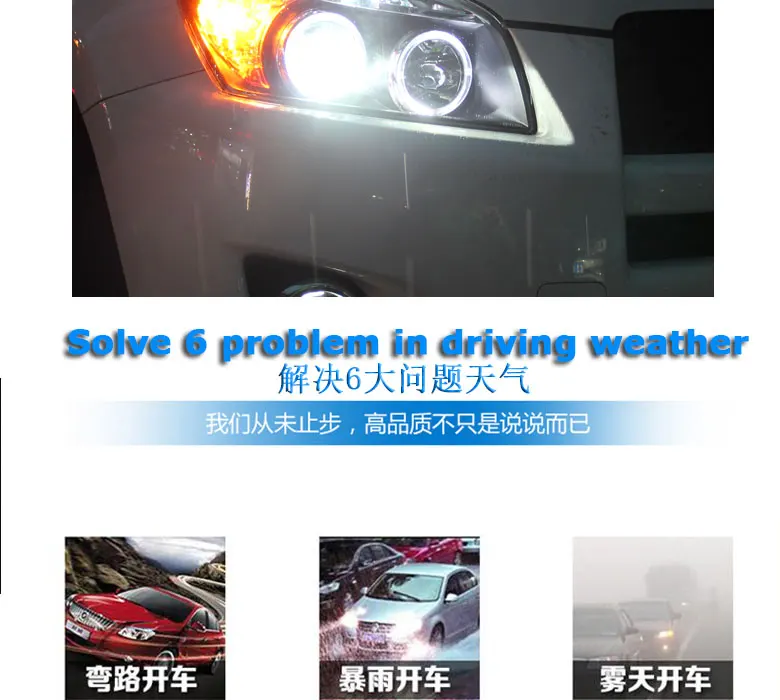 DY_L Автомобиль Стайлинг фара для Toyota RAV4 2009-2012 светодиодный фары DRL H7/D2H HID Xenon Биксеноновые линзы