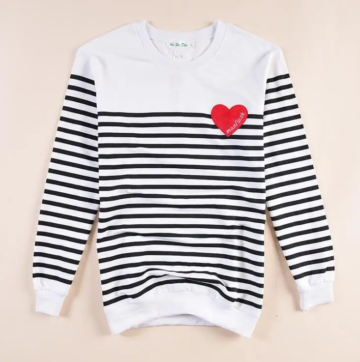 Футболки в полоску одинаковые комплекты для семьи одежда мамы папы и ребенка