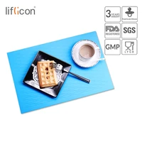 liflicon high quality silicone dining placemats non slip waterproof table mats bpa free christmas table decor pads coasters