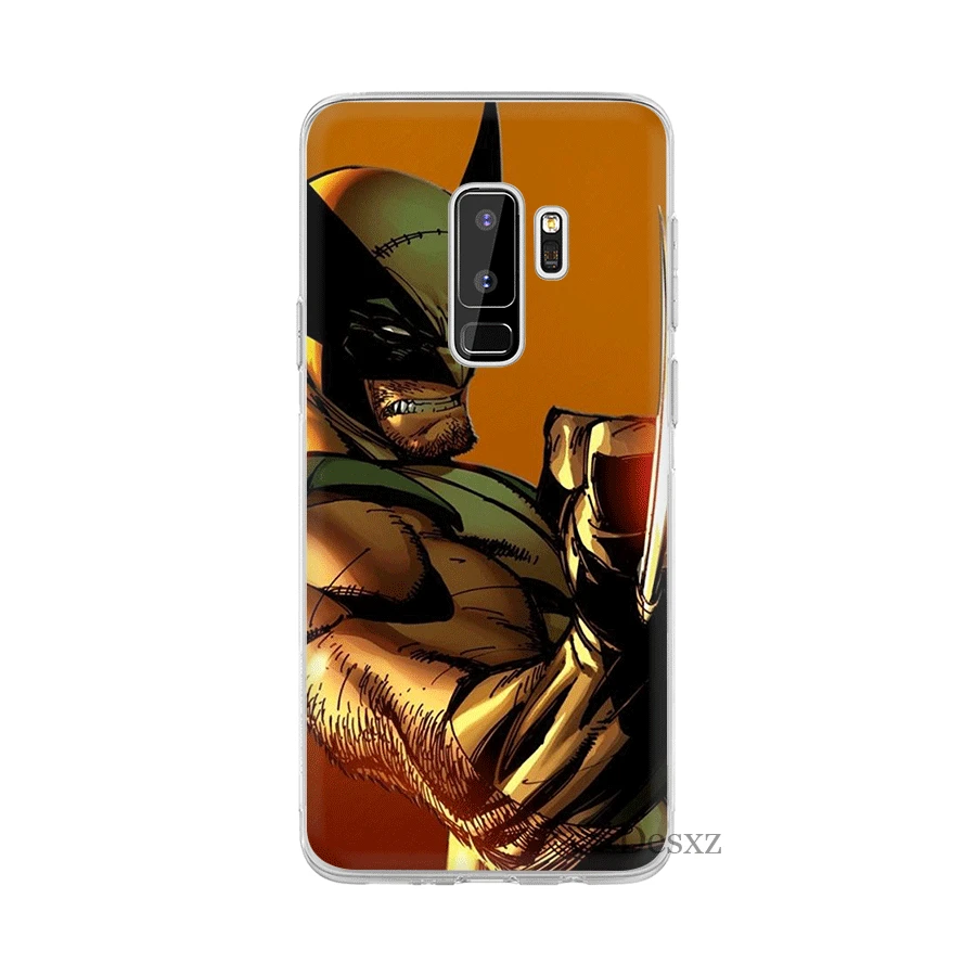 Чехол для мобильного телефона Desxz Marvel Men Логан Росомаха Samsung Galaxy A10 A30 A40 A50 A70 A3 A5 A6 A8