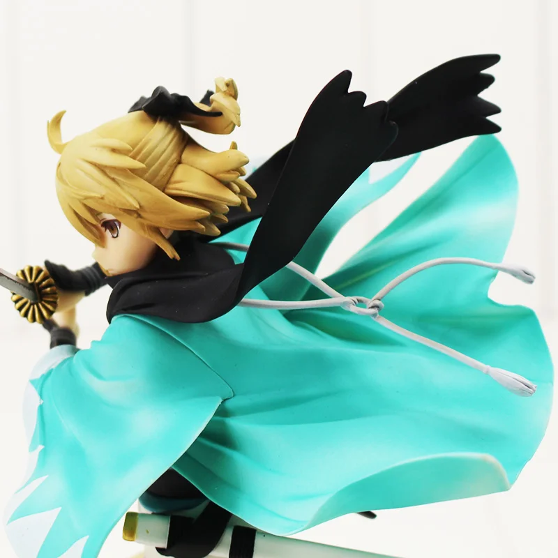 21 см судьба Grand для Okita Souji с мечи 1/6 весы Боевая версия ПВХ фигурка Коллекционная