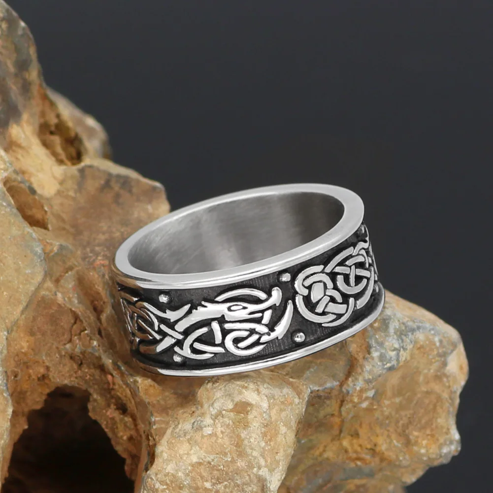 Скандинавский Викинг amulet drgon dreki скандинавский Jormungand подвесные кольца из