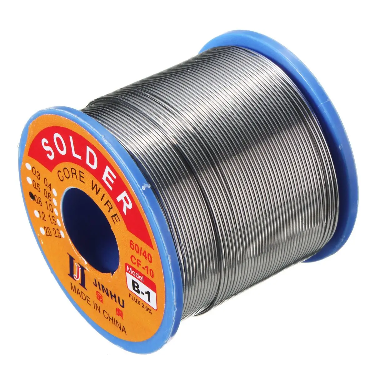 JINHU 450 г 60/40 Оловянно свинцовый припой проволока с канифольным ядром пайка 2% флюс 0
