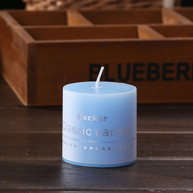 Ароматическая свеча на колонне, восковое декоративное ароматическое украшение из свечей на свадьбу, рождественская свеча на день рождения, светильник 50KO335 - Цвет: 5X5