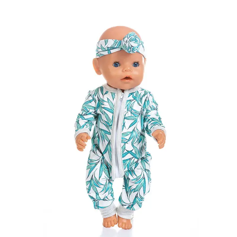 s4 Новые комбинезоны подходят для 43 см Baby Doll 17 дюймов Born Doll Одежда - Цвет: s4