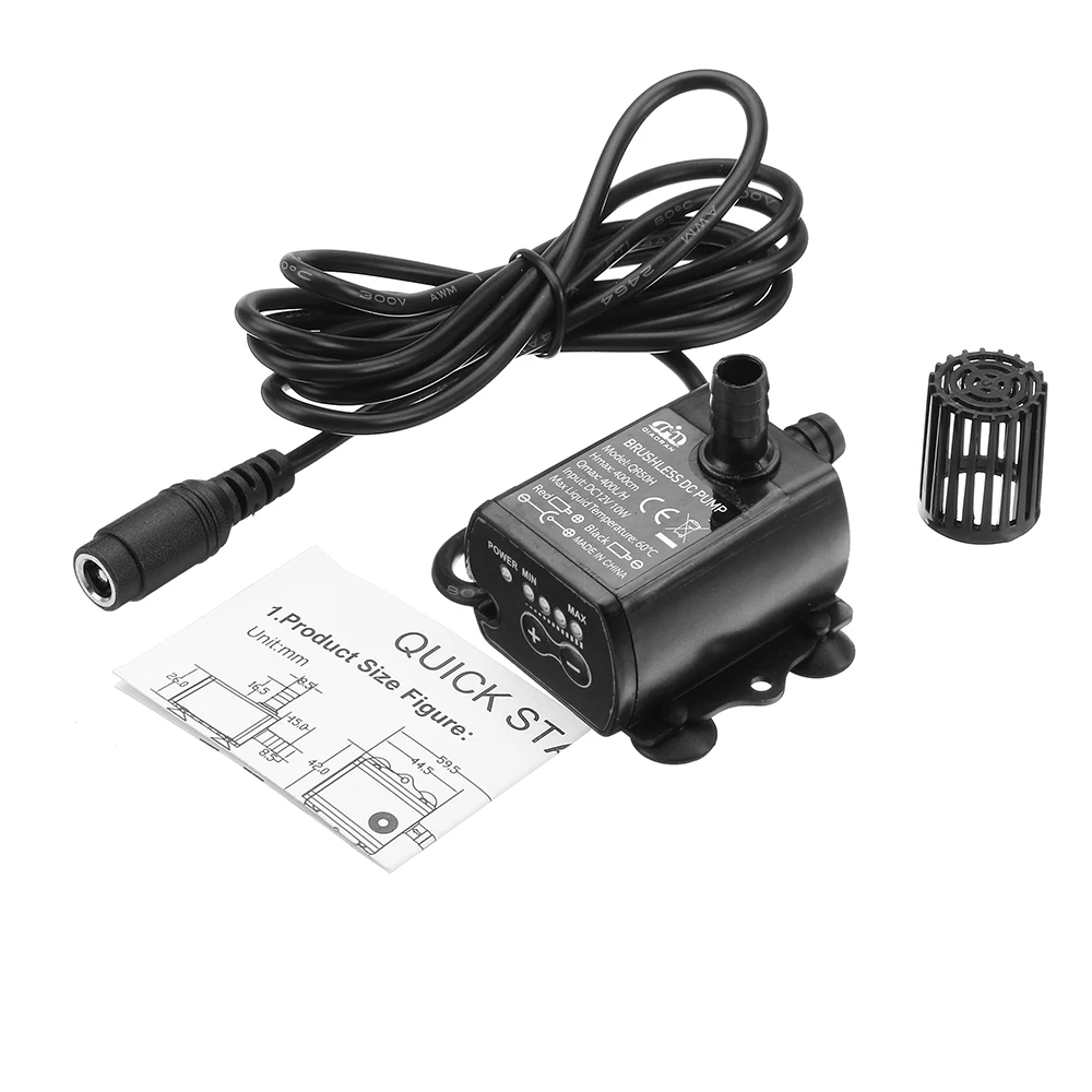 Водяной насос QR50H DC 12V 4M 10 Вт 400 л/ч Бесщеточный погружной с двигателем|Насосы| |