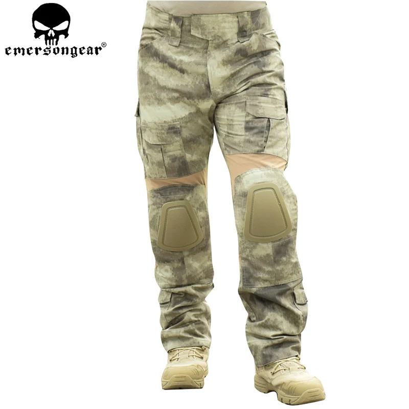 EMERSONGEAR боевая рубашка брюки с наколенниками тактические рубашки страйкбол