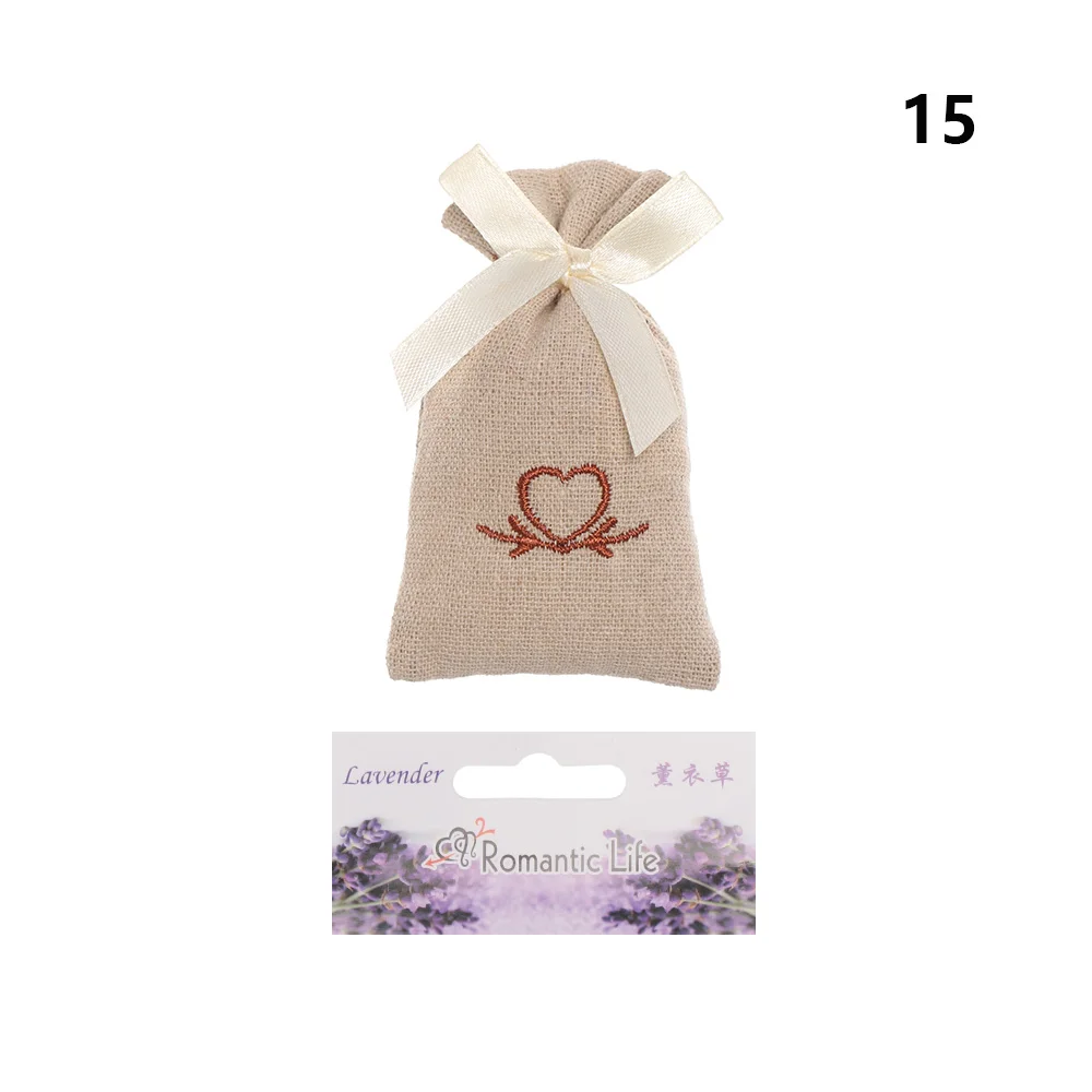 lavender 1 шт. креативная вышивка из ткани, свежее маленькое саше для домашнего гардероба, дезодорант, осушение, саше, ароматерапия, освежитель для шкафа - Аромат: lavender