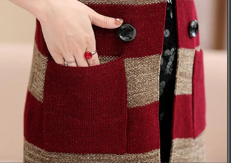 

2021 spring and autumn winter with New style fashion Long sleeve Women's Sweater coat