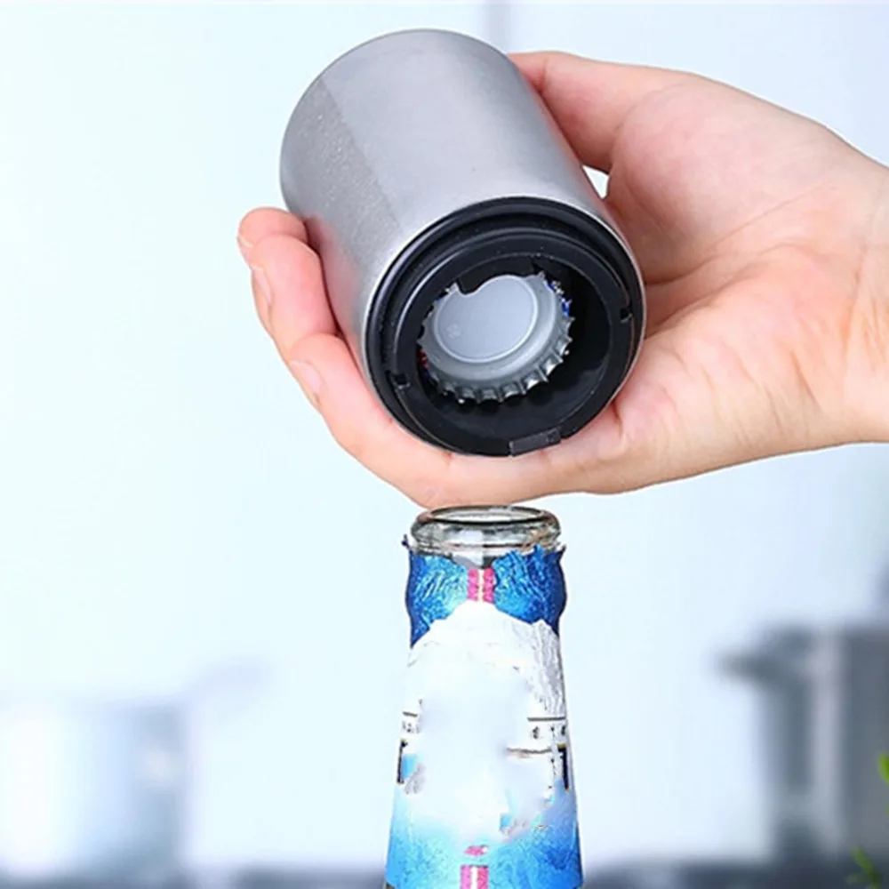 

Stainless Steel Beer Bottle Opener Automatic Bottle Openers Wine Bottle Opener For Bars, Hotels, Restaurants, Party Venue