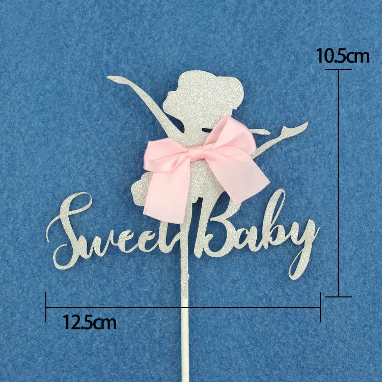Искусственные топперы для капкейков балетка девочка sweetbaby свадебное украшение