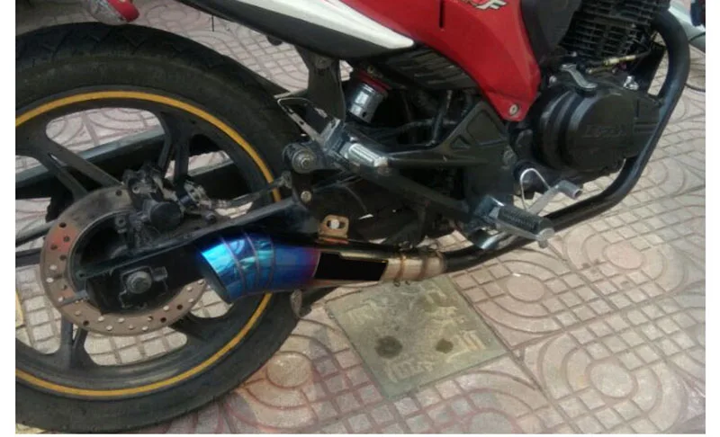 Выхлопная труба TKOSM для GP HP R6 глушитель 51 мм выхлопная мотоцикла GY6 скутера 125cc |