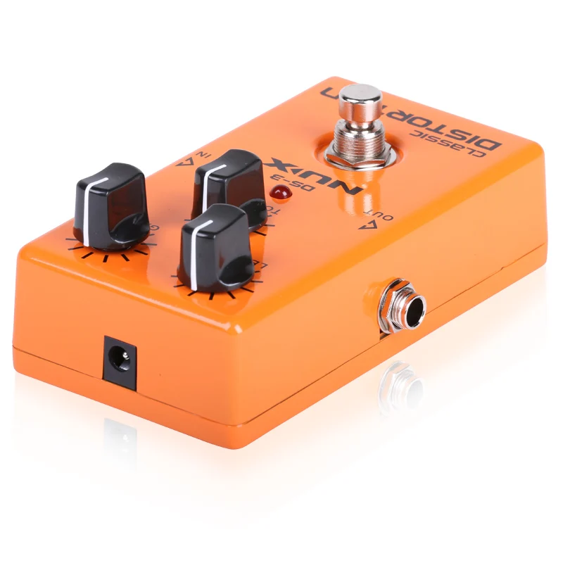 NUX DS-3 британская дисторсия Гитара педаль эффектов crunch Distortion коричневый звук с высоким коэффициентом усиления трубка dist stompbox
