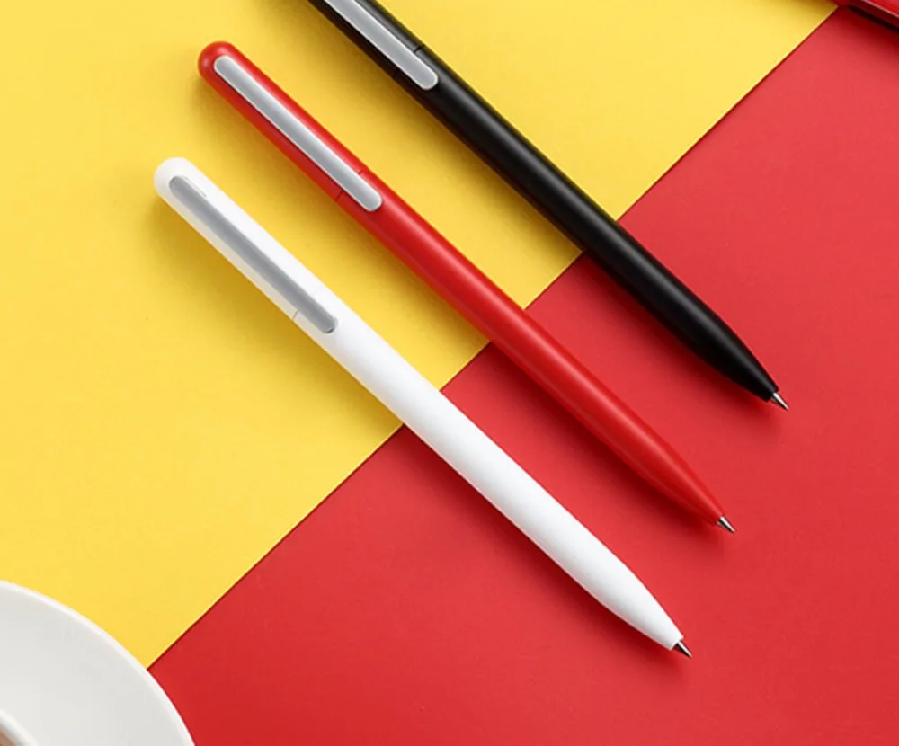 3Pcs Original Xiaomi Mijia Pinluo 0.5mm Gel Pen Signing Smooth Refill For Office School Supplies | Электроника