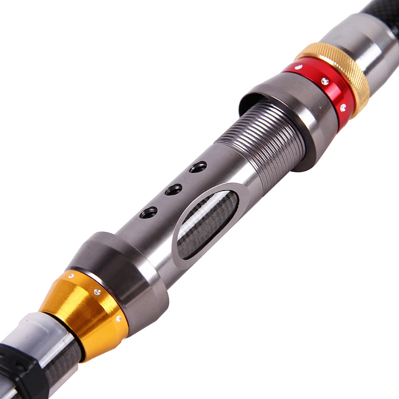 Шеран 99% Углеродного Волокна Супер Жесткий Черный Телескопическая Удочка