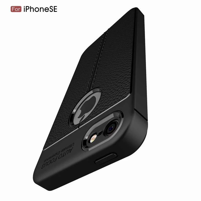 Чехол для iPhone чехол Se Vpower Lichee с рисунком противоударные мягкие чехлы из ТПУ Apple 5 5S