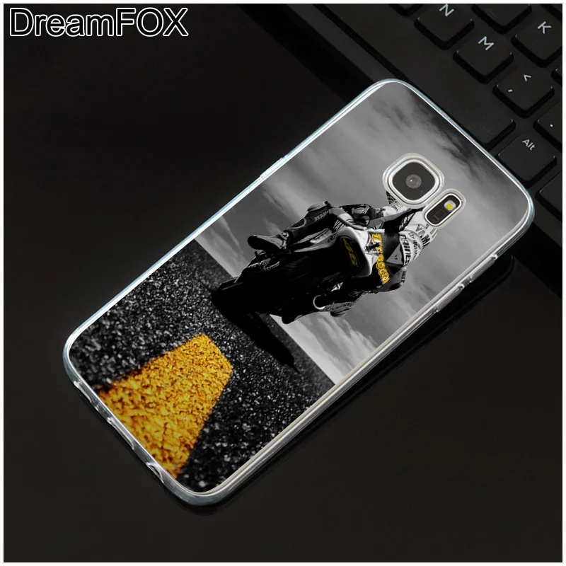 DREAMFOX M194 крутой мотоцикл Мягкий ТПУ силиконовый чехол для Samsung Galaxy S5 S6 S7 S8 S9 S10 5G S10E