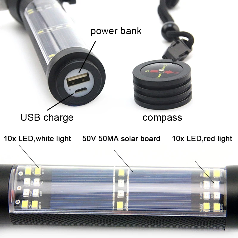 Precio CHICLITS T6 Multi-función Potente Solar Escape Rescate Linterna Coche De Seguridad De Emergencia Antorcha De Martillo De Alimentación USB Actualización Alar