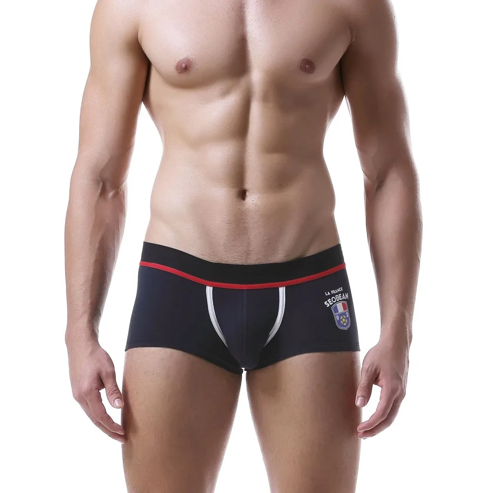 Нижнее белье из хлопка 2 шт. мужские боксеры соблазнительные боксеры|Мужские