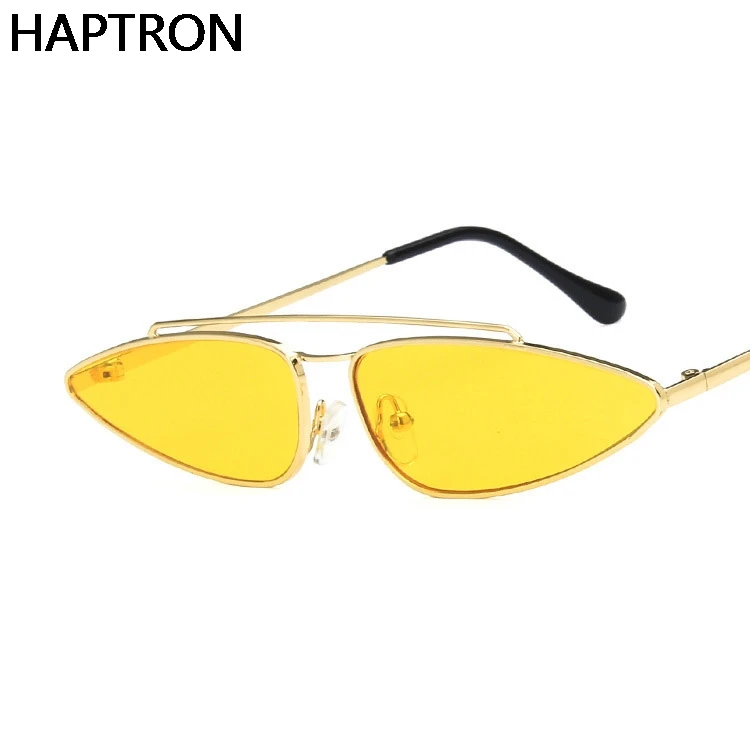 Солнцезащитные очки HAPTRON кошачий глаз женские винтажные маленькие солнечные в