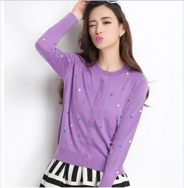 Высокое качество причудливый дизайн вышивка сердце Дамский Длинный рукав