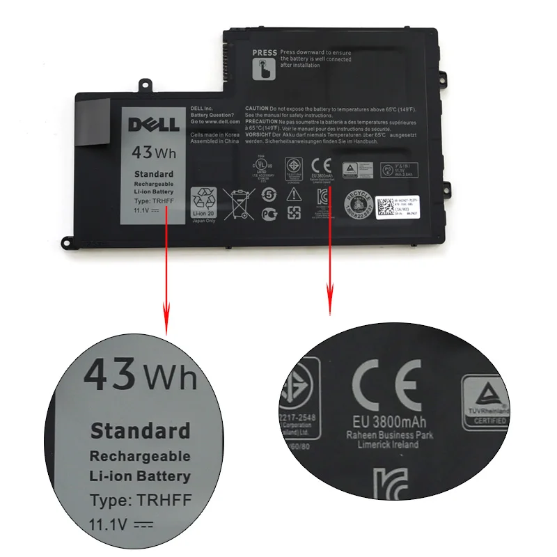 DELL новое устройство замено ноутбука Батарея для DELL Inspiron 5547 5545 5548 5447 5445 5448 14-5447 15-5547 3450 3550 TRHFF