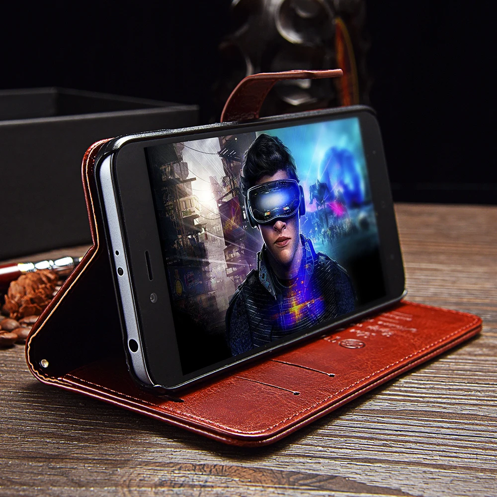 Кошелек чехол для Xiaomi Redmi Примечание 5A кожаный флип карты телефонные чехлы
