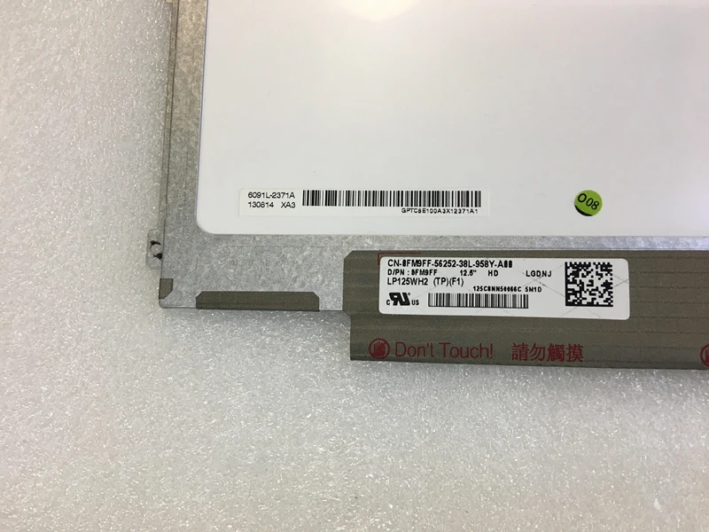 12 5 &quotдюймовый HD ЖК экран для Dell Latitude E7240 E5250 E7250 5240 fit FM9FF LP125WH2 1366*768 несенсорный