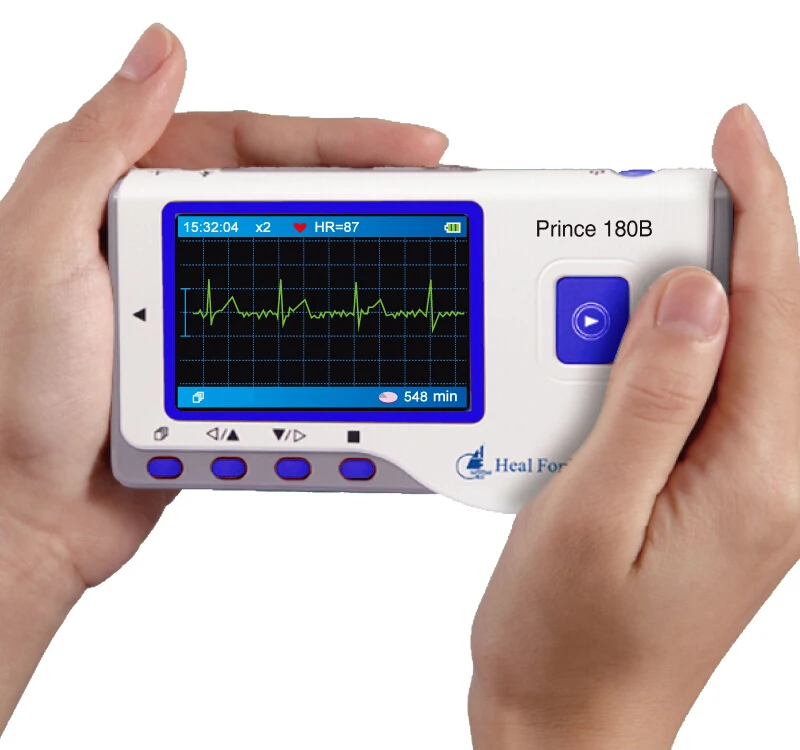 HEAL FORCE PRINCE 180B 180B1Handheld Easy ECG EKG портативный монитор сердечного ритма программное
