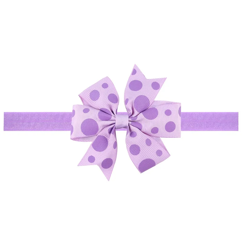 Детские эластичные ленты для волос банты маленьких девочек аксессуары обруч с