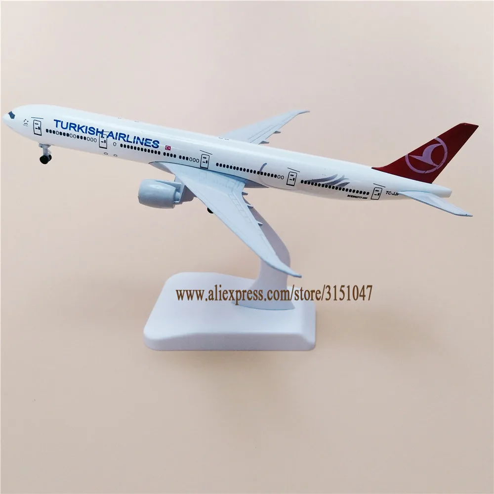 Легированный Металл Air Turkish Airlines B777 модель самолета Boeing 777 Airways колеса летательные