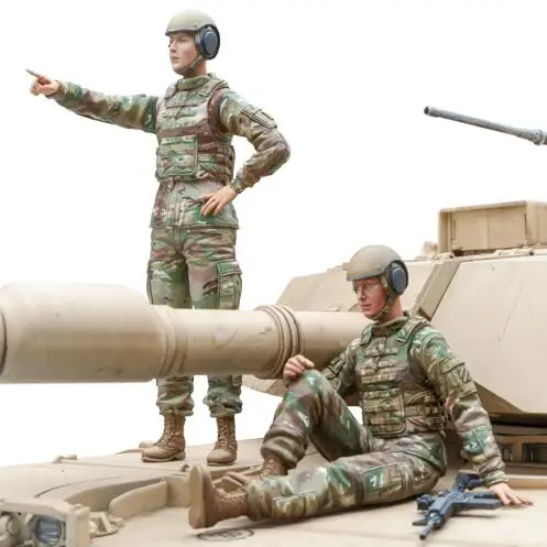 

1/16 modern crew include 2 WITHOUT TANK toy Resin Model Miniature resin figure Unassembly Unpainted