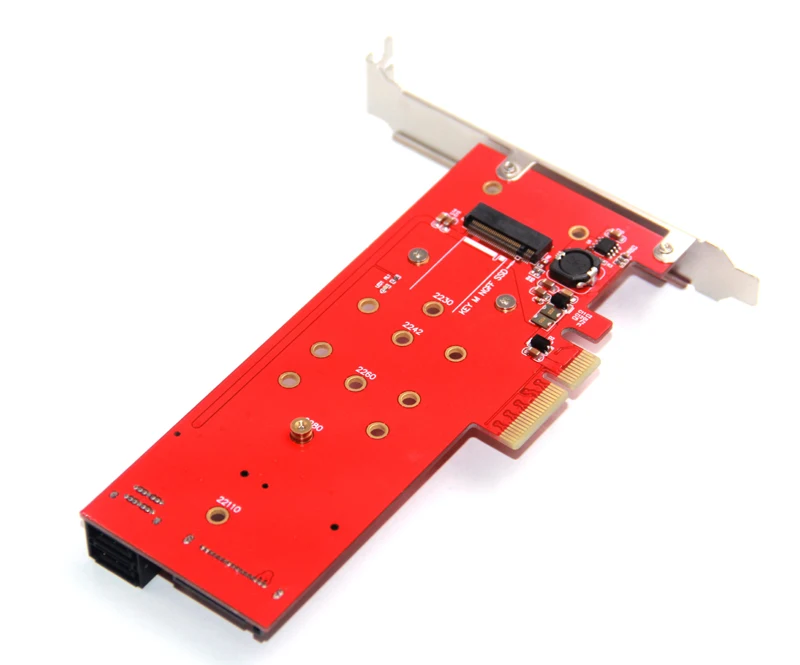 SATA 15Pin Power 2 подключение материнской платы PCIE к адаптеру M2 X4 1 порту M Key NVMe M.2 + порта B