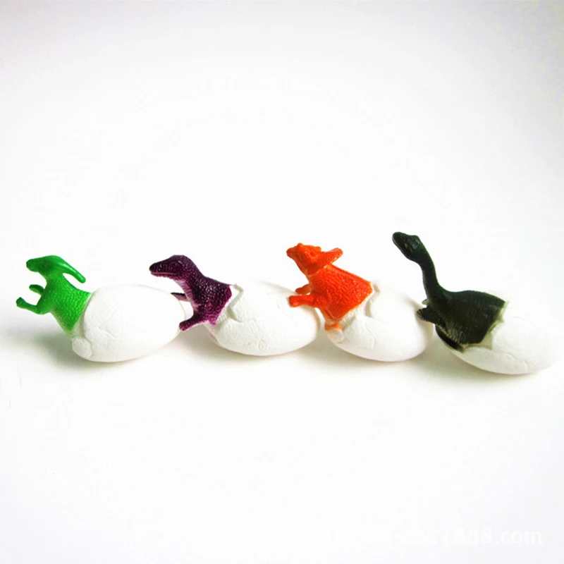 4 шт./компл. горячая Распродажа креативные новые динозавры яйца фигурки растут