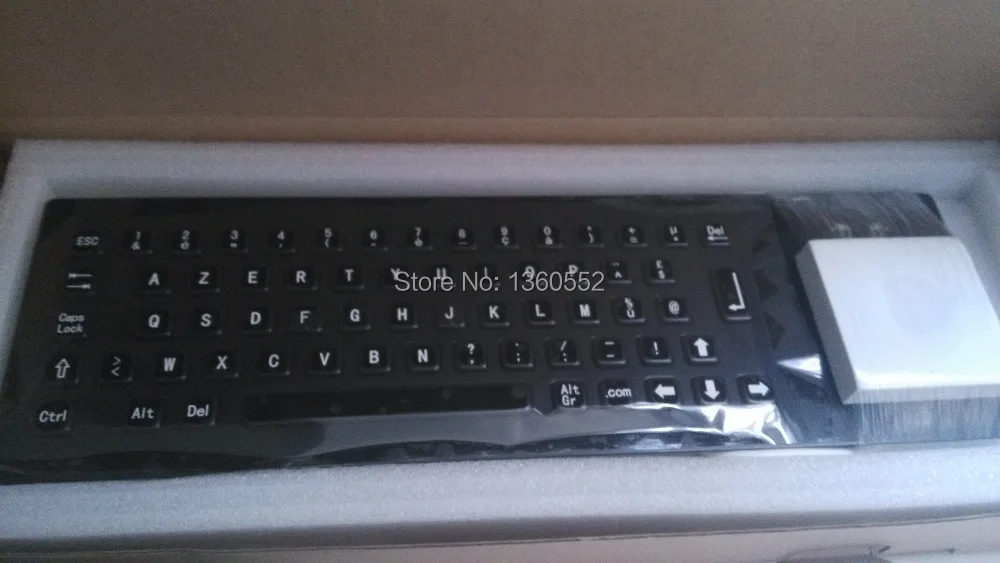 Киоск с креплением на панели черного цвета промышленная компьютерная клавиатура