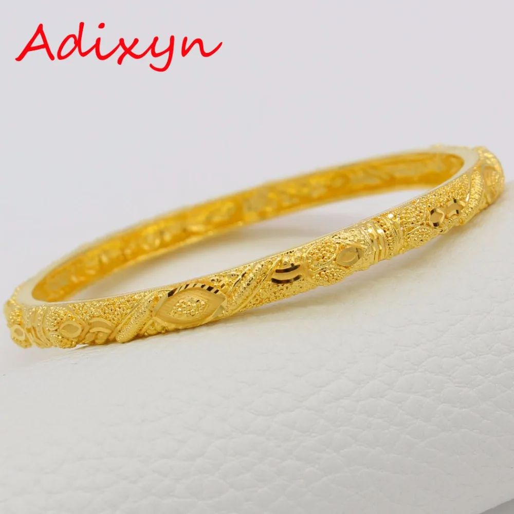 Adixyn Новый Браслеты &quotДубай&quot для Для женщин с покрытыем цвета чистого 24