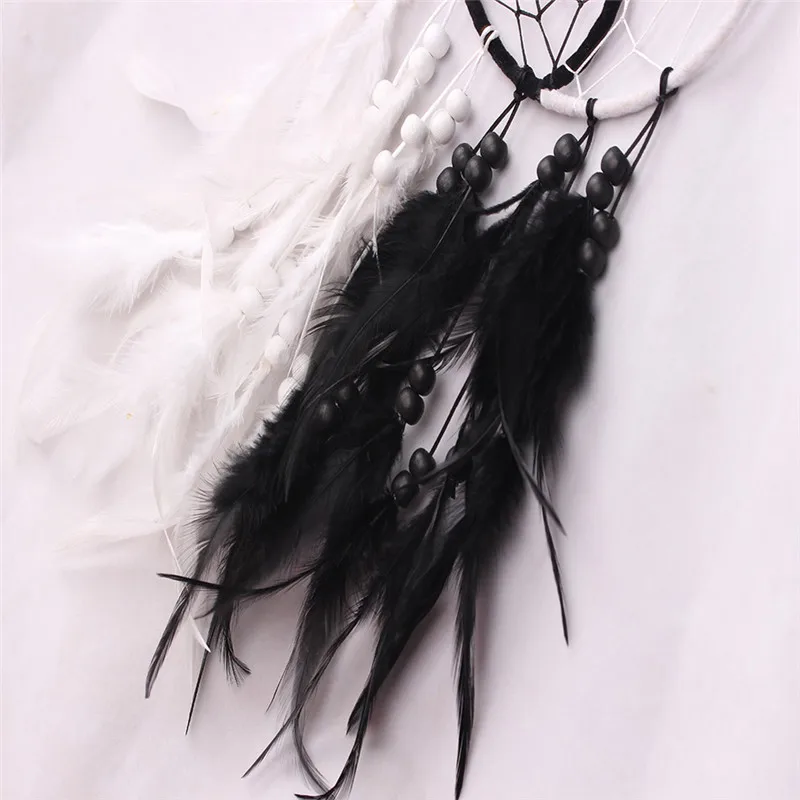 Ловец снов ручной работы диаметр 15 см традиционный Инь Янь длина 50 дюймов