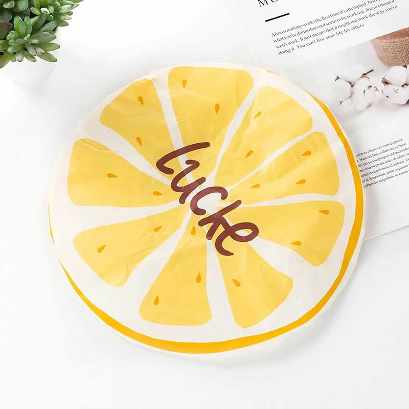 Креативная Милая водонепроницаемая шапочка для душа с фруктами