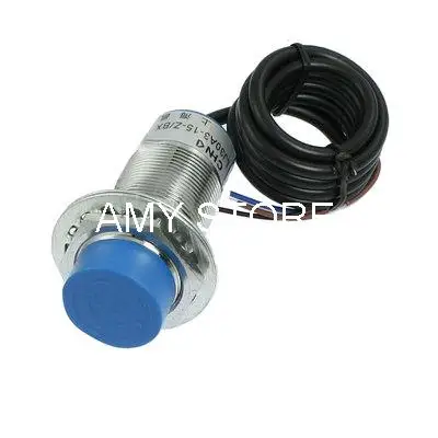 

DC 3 Wire 6-36V 15mm Approach Sensor NPN NO Inductive Proximity Switch Detector