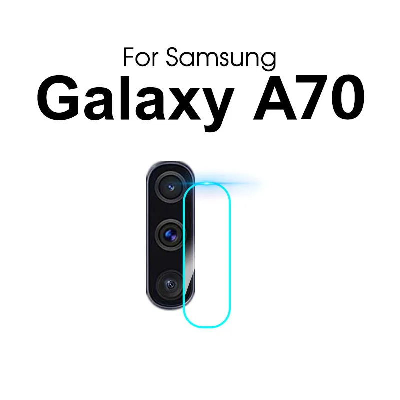 A70 2 шт. Камера объектив из закаленного Стекло протектор для samsung Galaxy A10 A20 A30 A40 A50 A60 A70 M30 M20 S10E S10 плюс A7 с уровнем твердости 9H Стекло - Цвет: A70