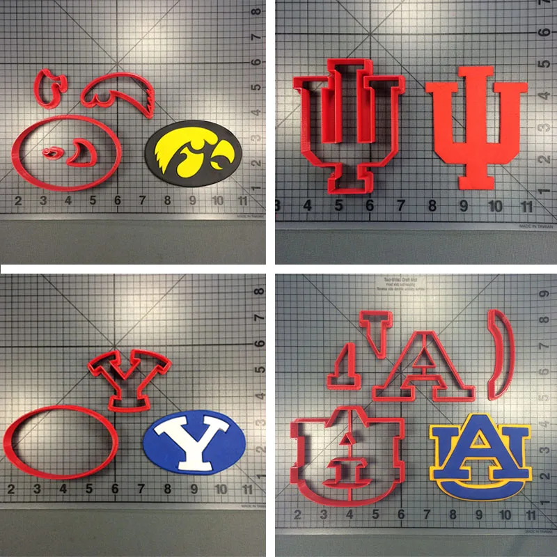 Форма для печенья с символами университета инструменты украшения торта мастикой