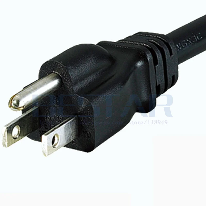 3 контактный штекер NEMA 5 15P к IEC 320 C5 IEC320 Cloverleaf короткий кабель питания переменного