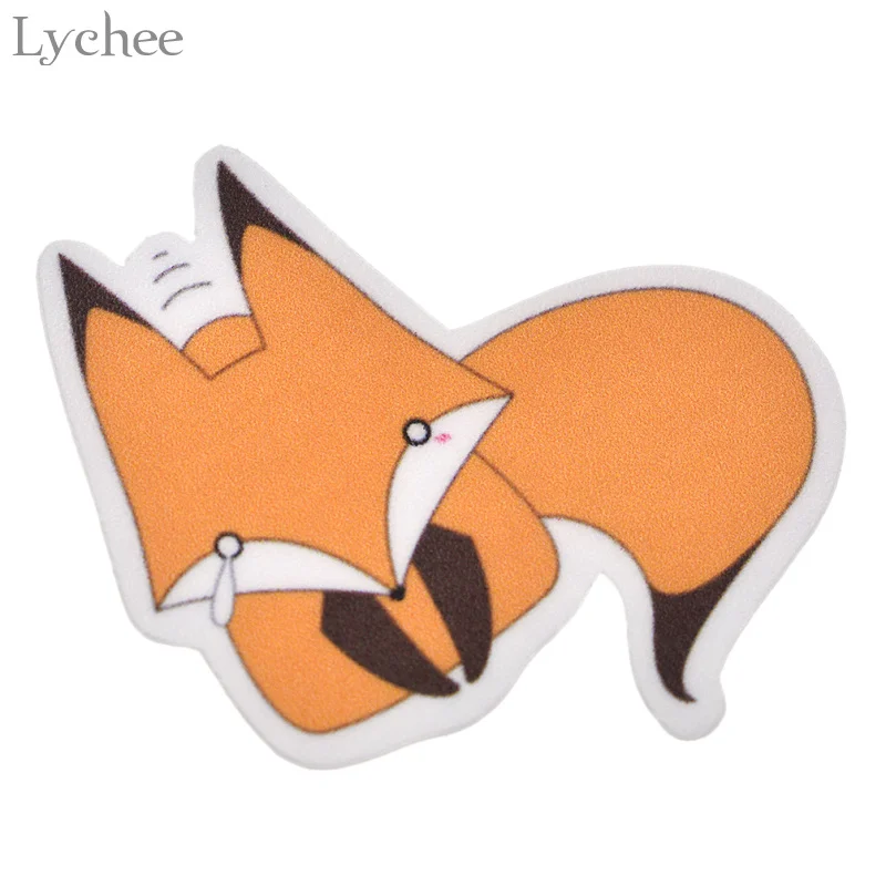 Lychee 40 шт. милые наклейки с лисой для скрапбукинга мультфильм лиса DIY Дневник этикетка планировщик декоративные наклейки