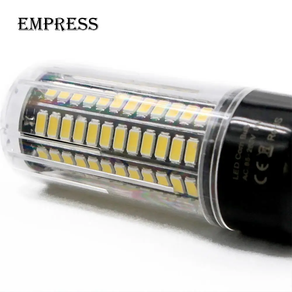 Светодиодный кукурузная осветительная лампочка E14 E27 110 V 220 SMD 5730 15 Вт 12 9 7 5 3