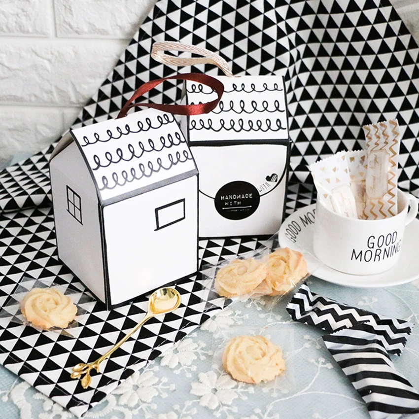 20 шт./Лот коробка для выпечки шоколадных кексов печенья|box for|boxes for cookiesbox chocolate |